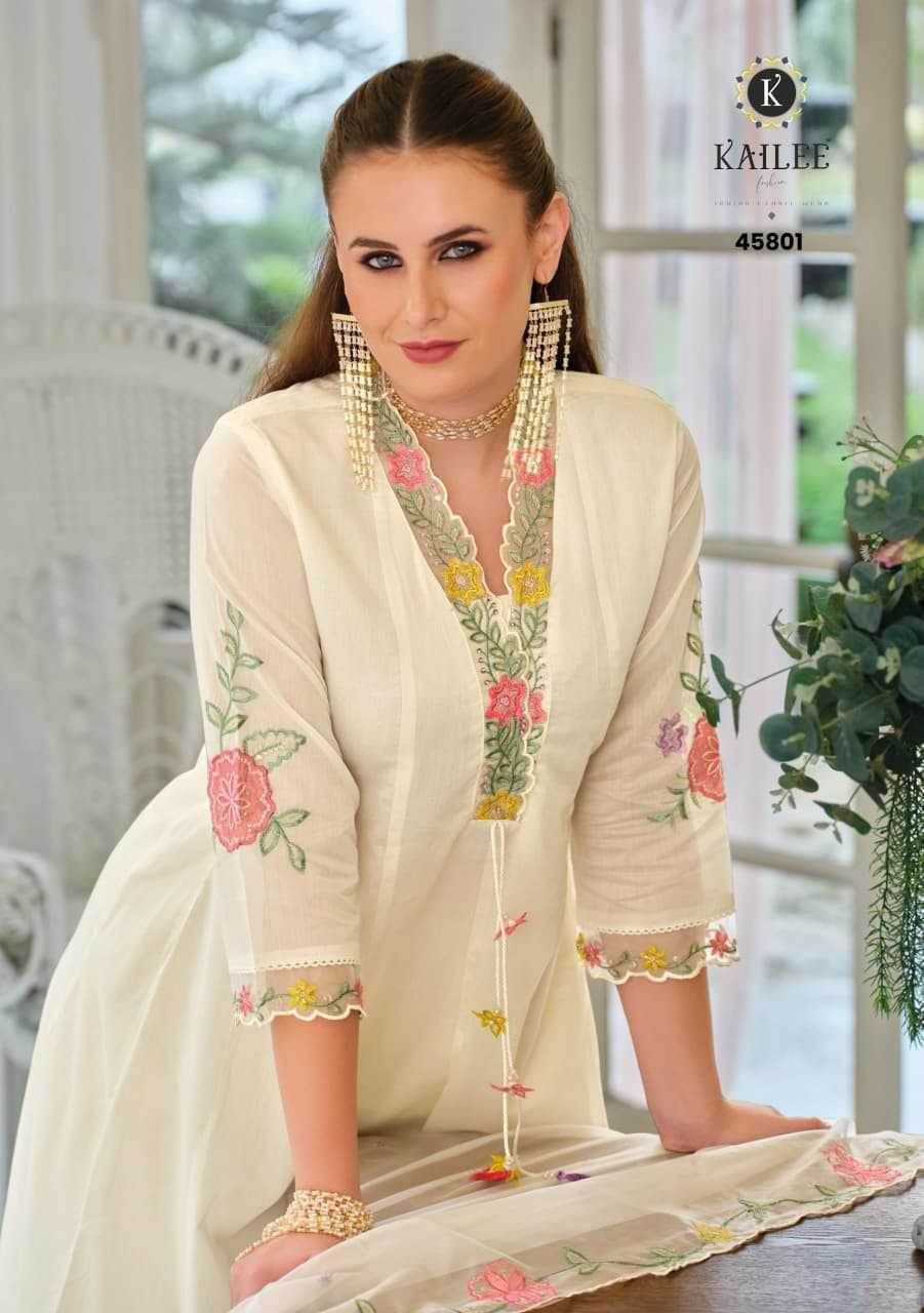 Chanderi Soft Handwork Suits - MYLUXURY LANE ENTERPRISE